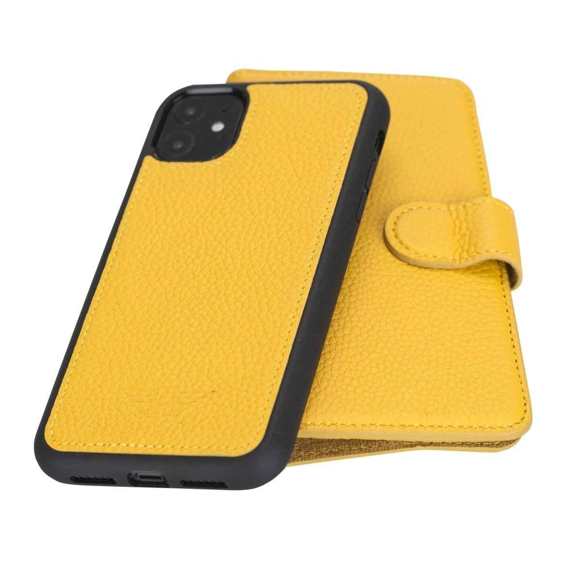 Bayelon iPhone 11 6.1 Leather Detachable Magnetic Wallet Case