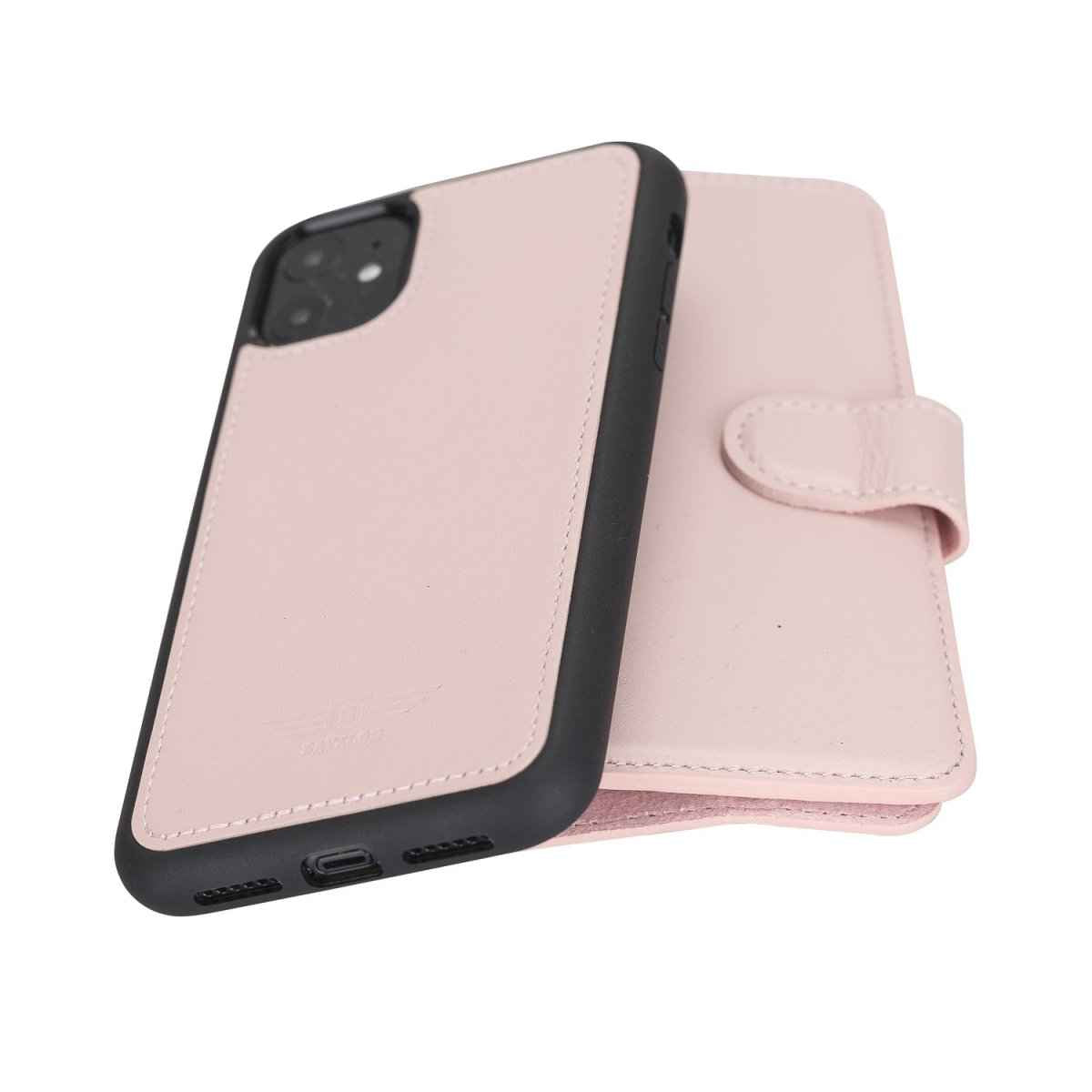 Bayelon iPhone 11 6.1 Leather Detachable Magnetic Wallet Case