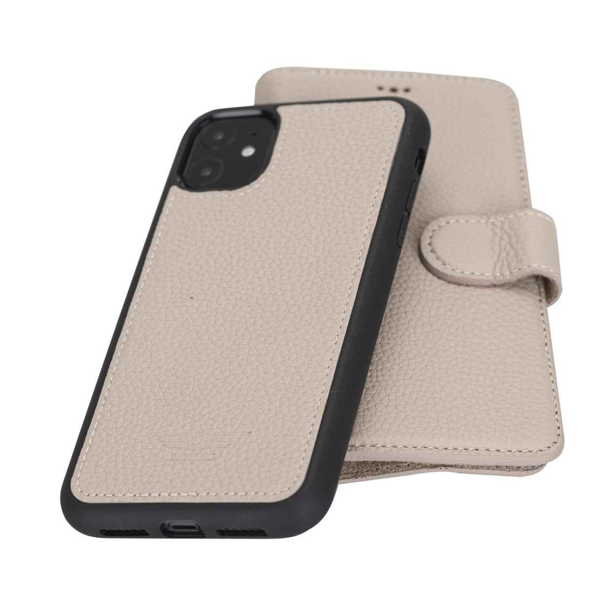 Bayelon iPhone 11 6.1 Leather Detachable Magnetic Wallet Case