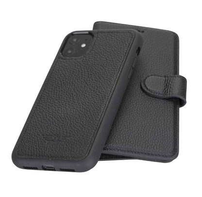 Bayelon iPhone 11 6.1 Leather Detachable Magnetic Wallet Case
