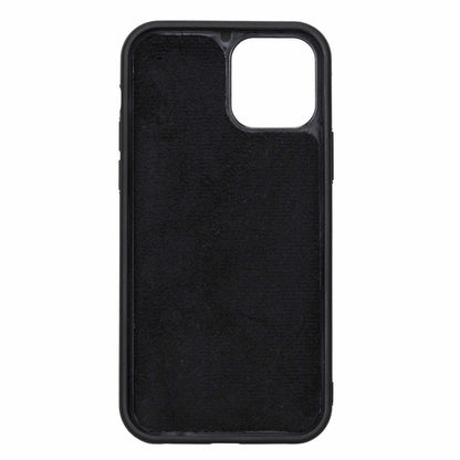 Bayelon iPhone 12-12 Pro Zipper Full Grain Leather Wallet Case Purse with Holster