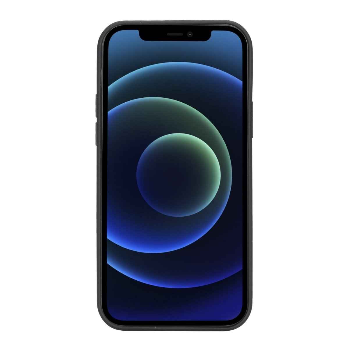 Bayelon iPhone 12 / 12 Pro 6.1" Leather Maggy Stand Case