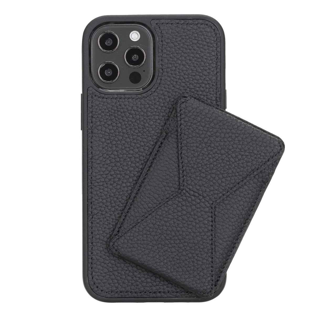 Bayelon iPhone 12 / 12 Pro 6.1" Leather Maggy Stand Case