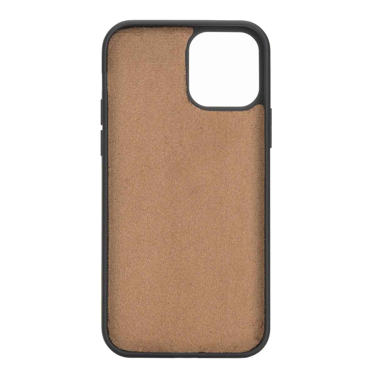 Bayelon iPhone 12 / 12 Pro 6.1" Leather Maggy Stand Case