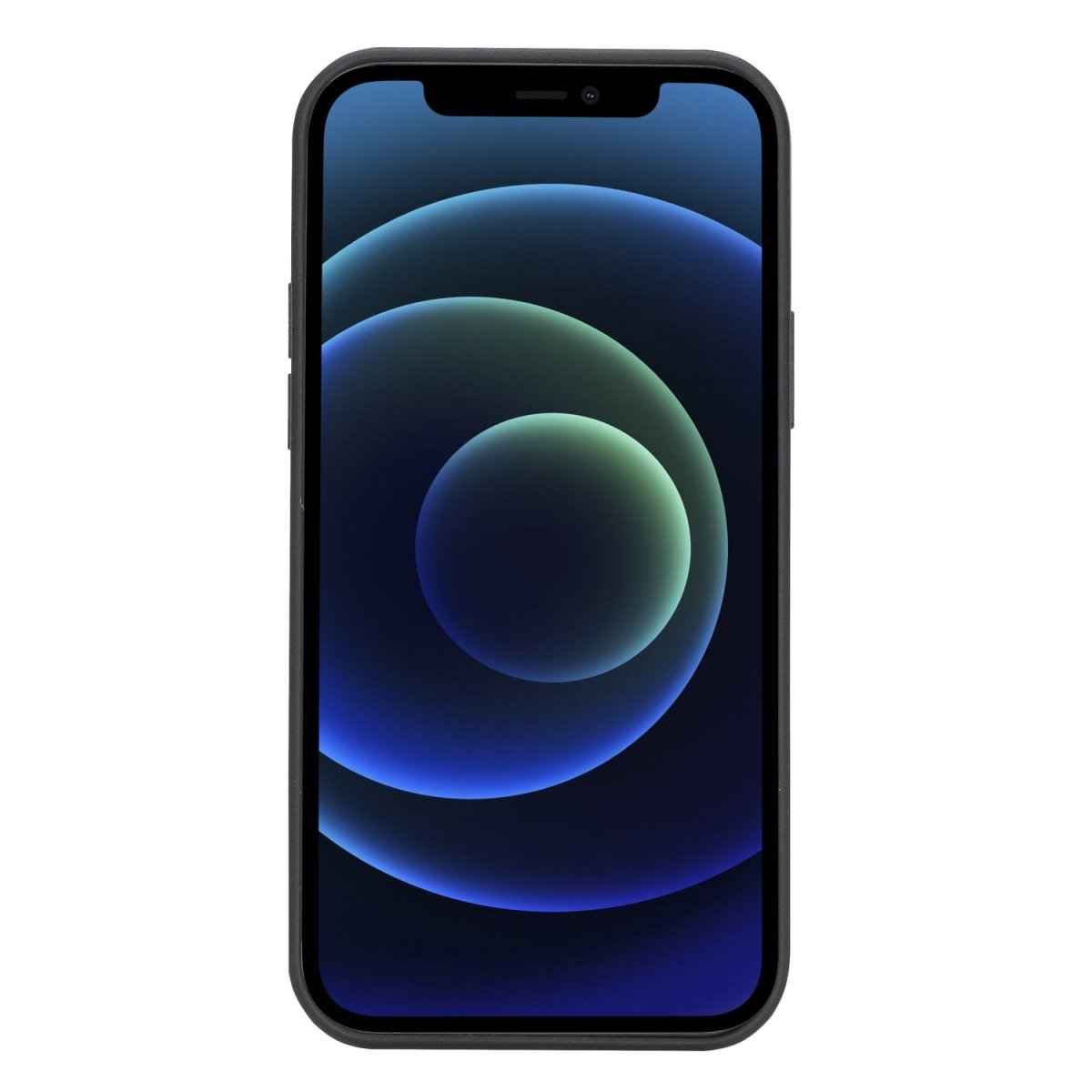 Bayelon iPhone 12 / 12 Pro 6.1" Leather Maggy Stand Case