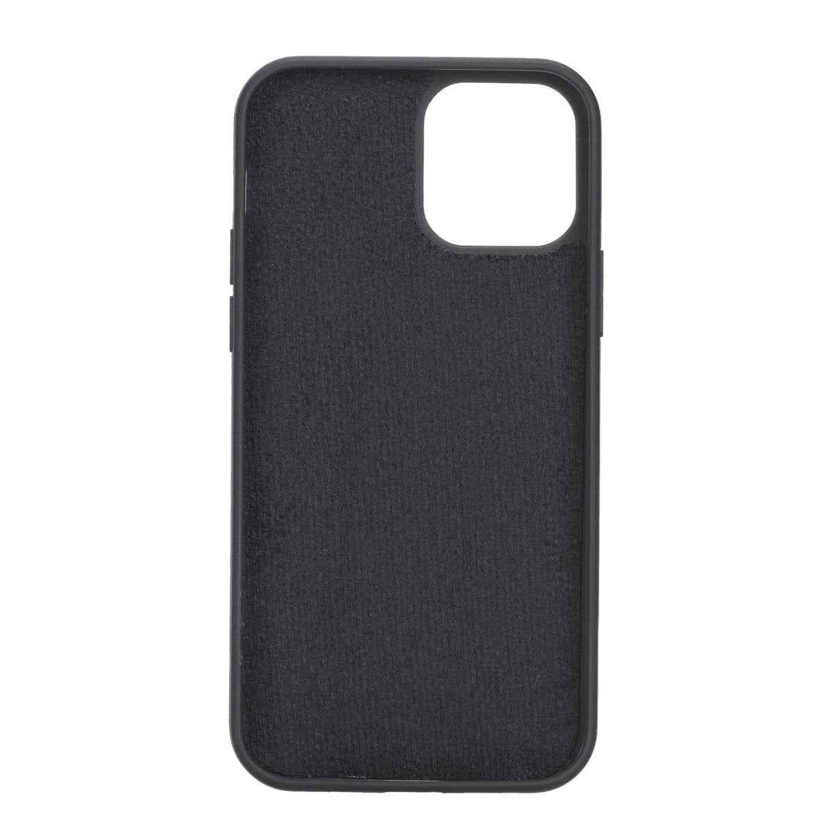 Bayelon iPhone 12 - 12 Pro 6.1" Leather Snap-on Back Cover
