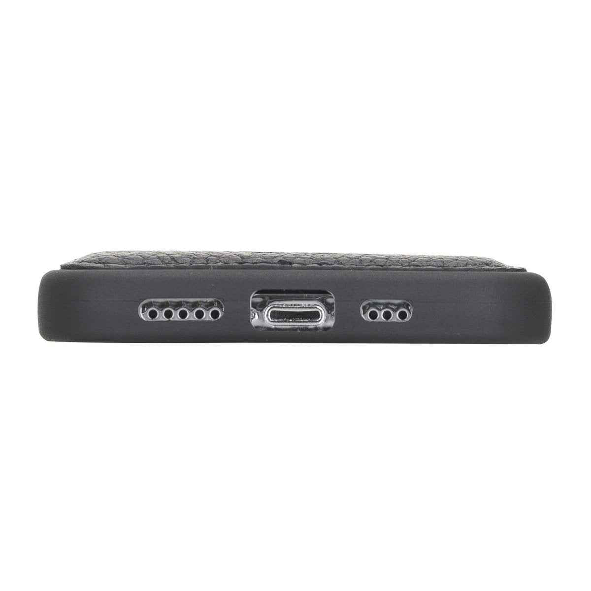 Bayelon iPhone 12 - 12 Pro 6.1" Leather Snap-on Back Cover