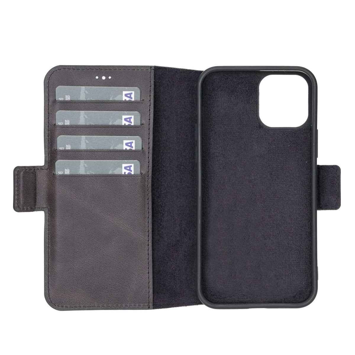 Bayelon iPhone 12 & 12 Pro Leather Folio Case