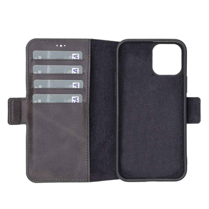 Bayelon iPhone 12 & 12 Pro Leather Folio Case