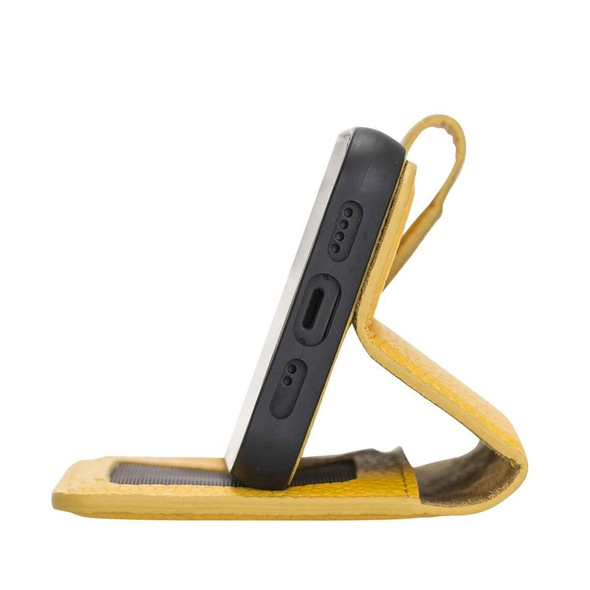 Bayelon iPhone 12 Mini 5.4" Leather Magnetic Detachable Wallet Case