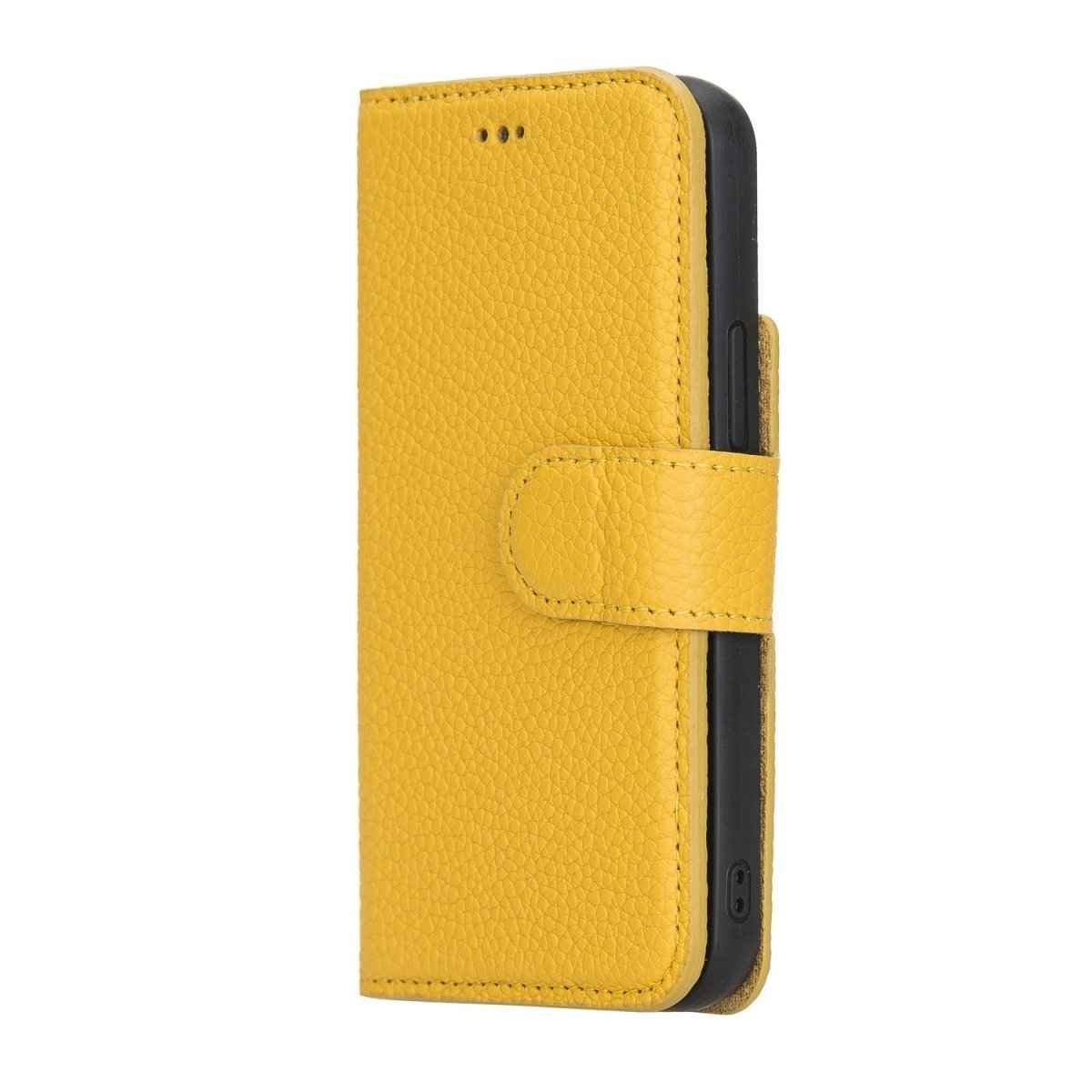 Bayelon iPhone 12 Mini 5.4" Leather Magnetic Detachable Wallet Case