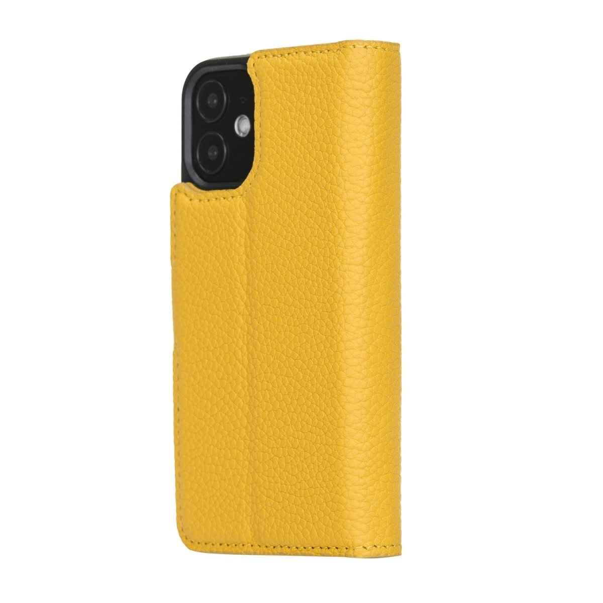 Bayelon iPhone 12 Mini 5.4" Leather Magnetic Detachable Wallet Case