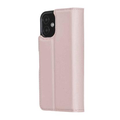 Bayelon iPhone 12 Mini 5.4" Leather Magnetic Detachable Wallet Case