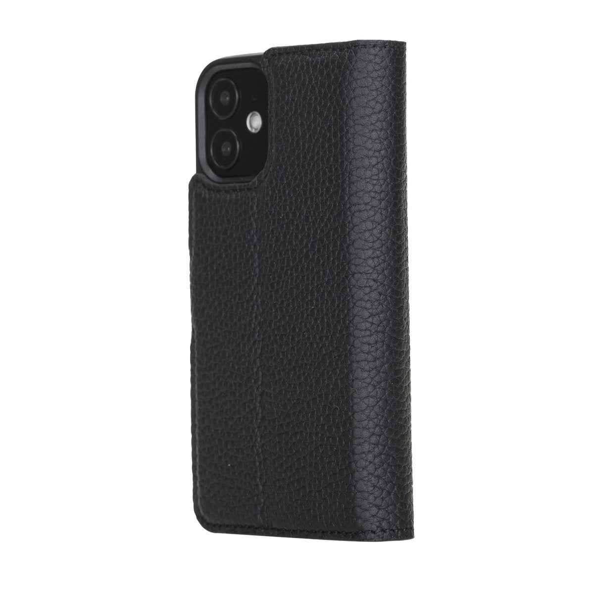 Bayelon iPhone 12 Mini 5.4" Leather Magnetic Detachable Wallet Case