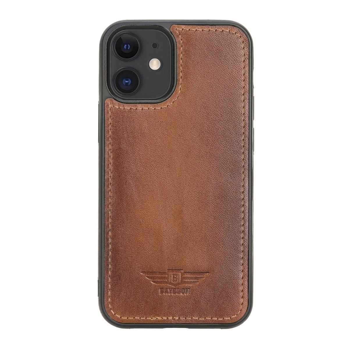 Bayelon iPhone 12 Mini 5.4" Leather Magnetic Detachable Wallet Case
