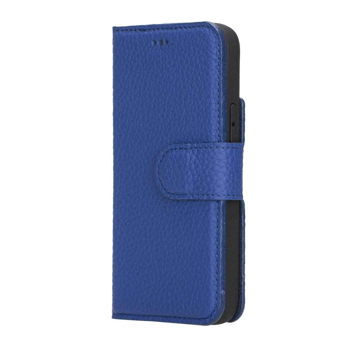 Bayelon iPhone 12 Mini 5.4" Leather Magnetic Detachable Wallet Case