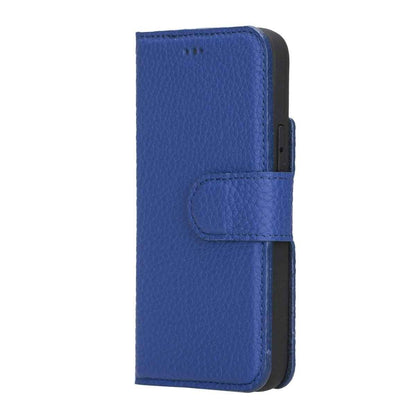 Bayelon iPhone 12 Mini 5.4" Leather Magnetic Detachable Wallet Case