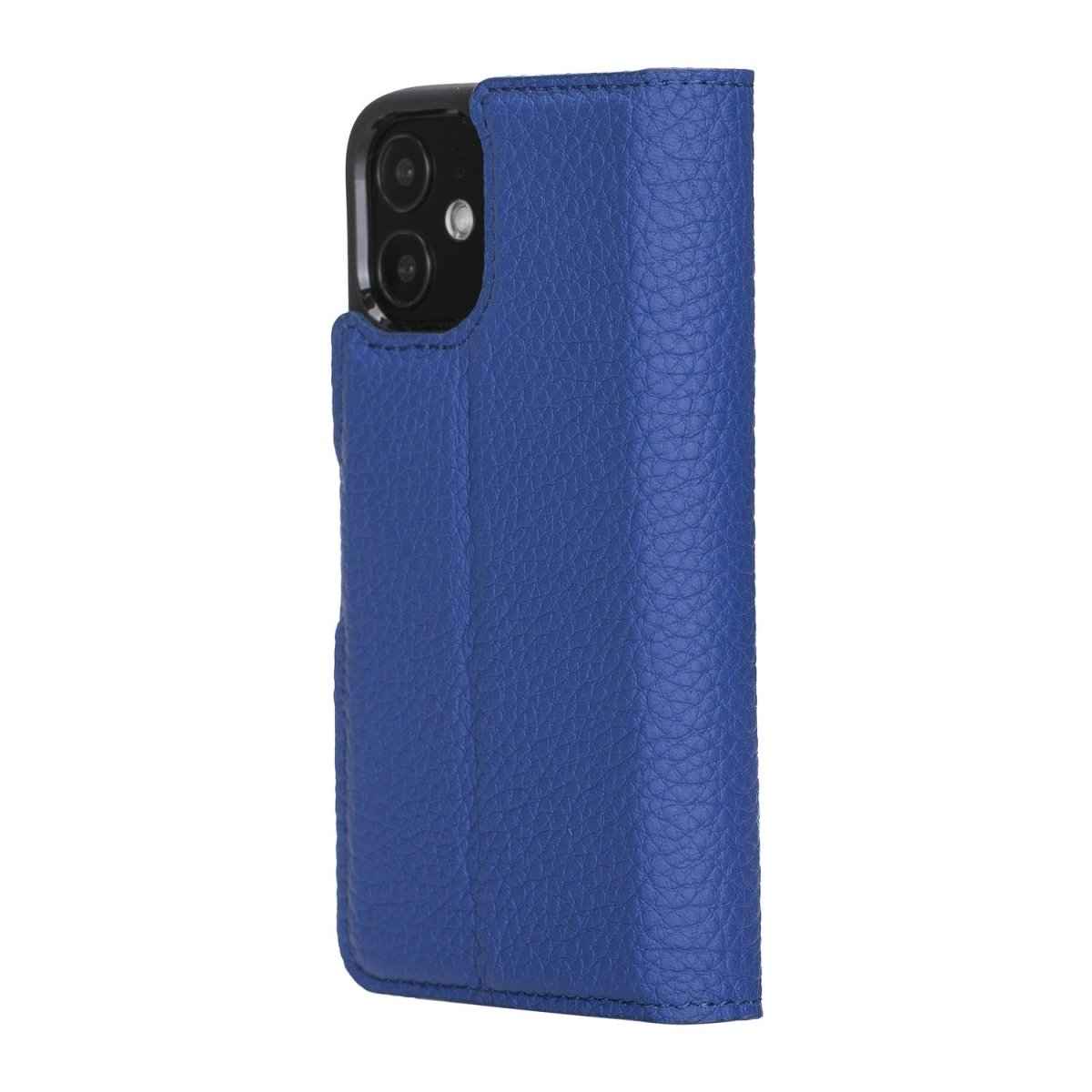 Bayelon iPhone 12 Mini 5.4" Leather Magnetic Detachable Wallet Case