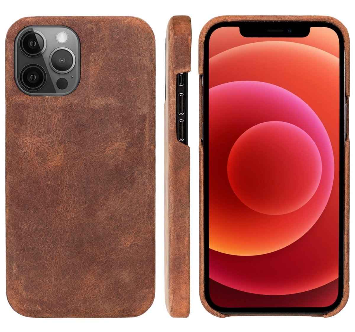 Bayelon iPhone 12 Pro Max 360° Slim Case Antique Brown