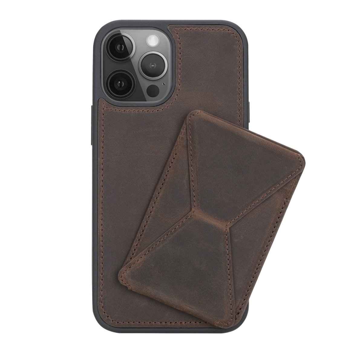 Bayelon iPhone 12 Pro Max 6.7" Leather Maggy Stand Cases