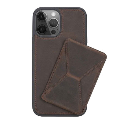 Bayelon iPhone 12 Pro Max 6.7" Leather Maggy Stand Cases