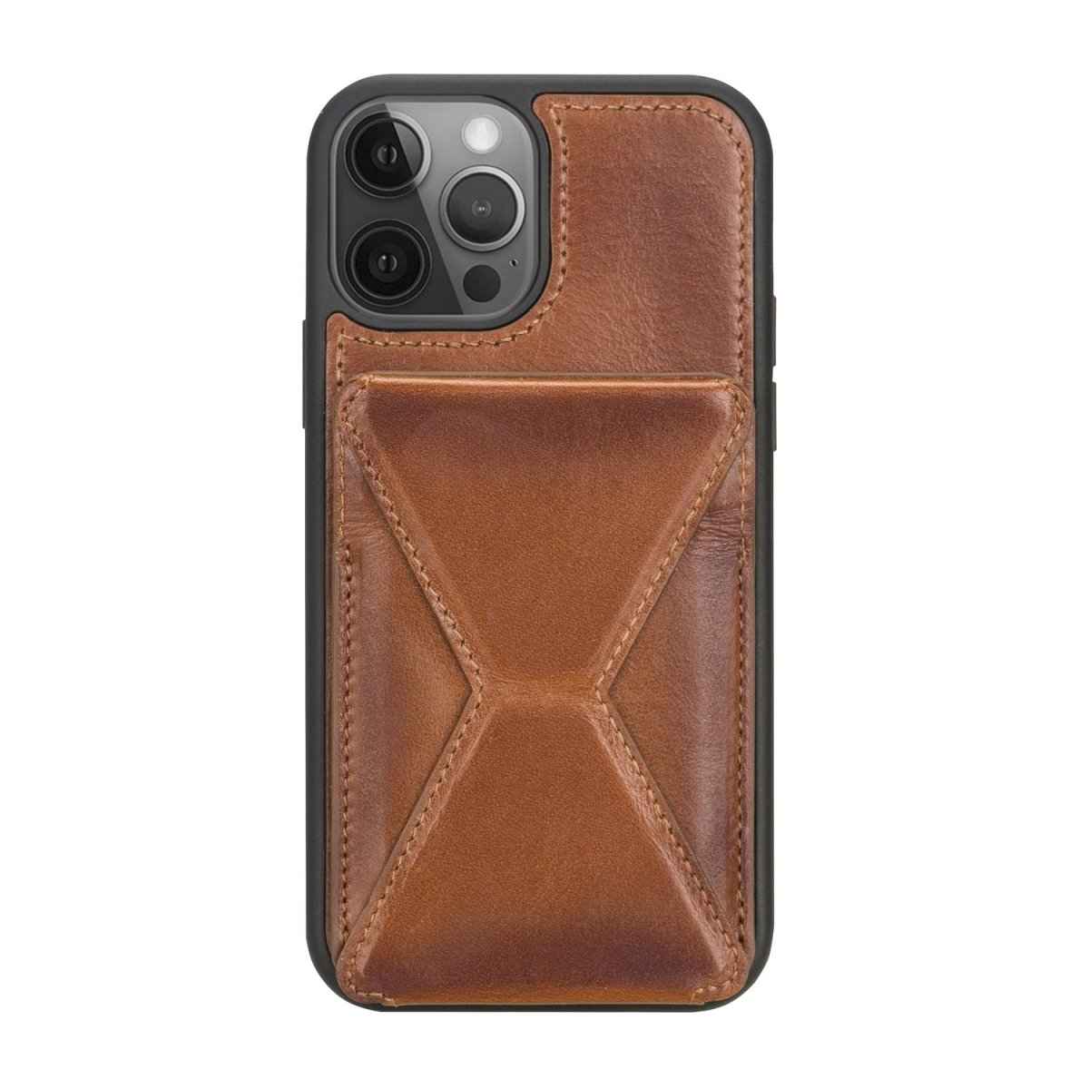 Bayelon iPhone 12 Pro Max 6.7" Leather Maggy Stand Cases