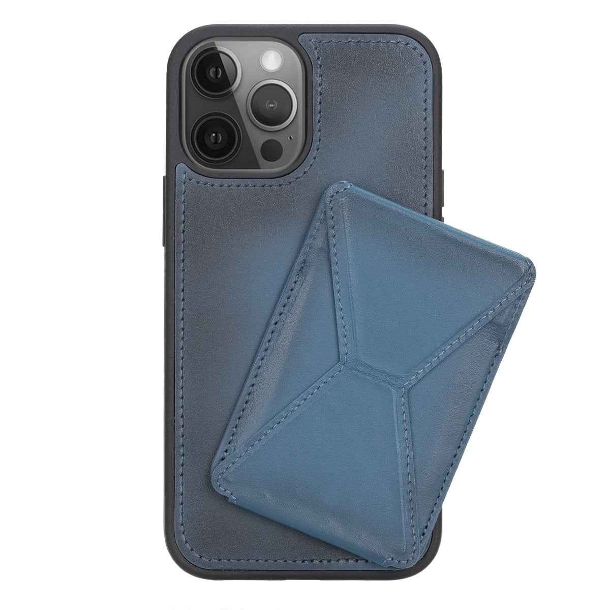 Bayelon iPhone 12 Pro Max 6.7" Leather Maggy Stand Cases