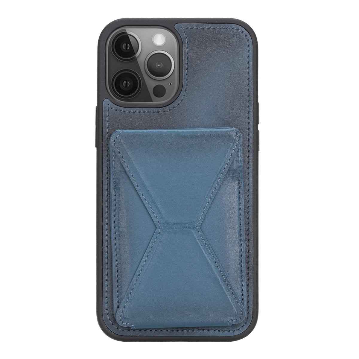 Bayelon iPhone 12 Pro Max 6.7" Leather Maggy Stand Cases