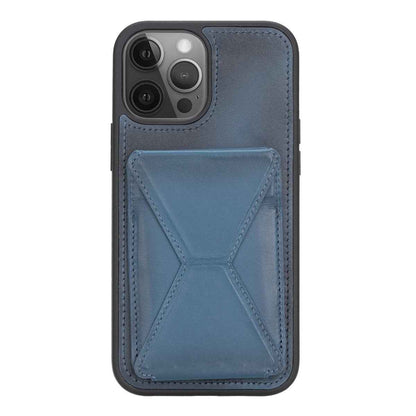 Bayelon iPhone 12 Pro Max 6.7" Leather Maggy Stand Cases