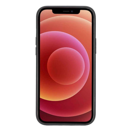 Bayelon iPhone 12 Pro Max 6.7" Leather Snap-on Back Cover