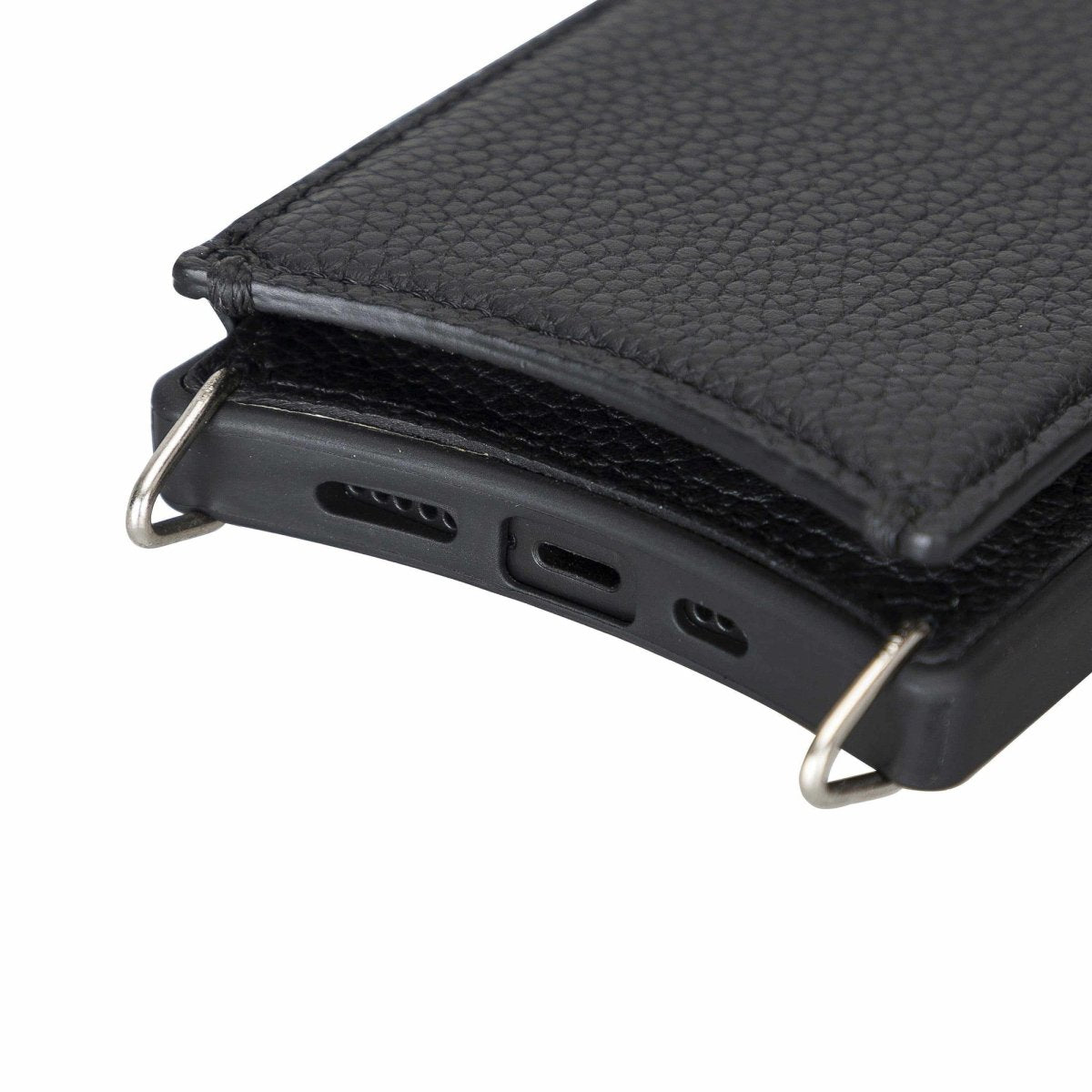 Bayelon iPhone 12 Pro Max Crossbody Leather Phone Case