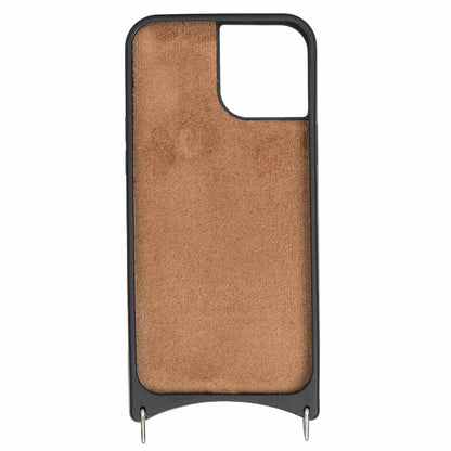 Bayelon iPhone 12 Pro Max Crossbody Leather Phone Case