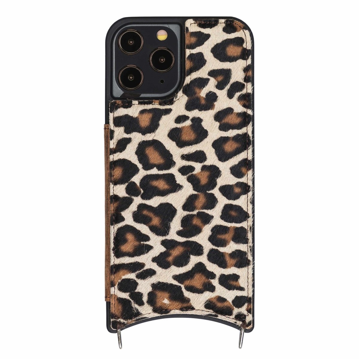 Bayelon iPhone 12 Pro Max Crossbody Leather Phone Case