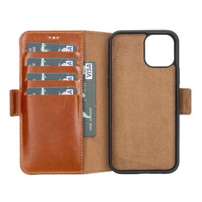 Bayelon iPhone 12 Pro Max Leather Wallet Case