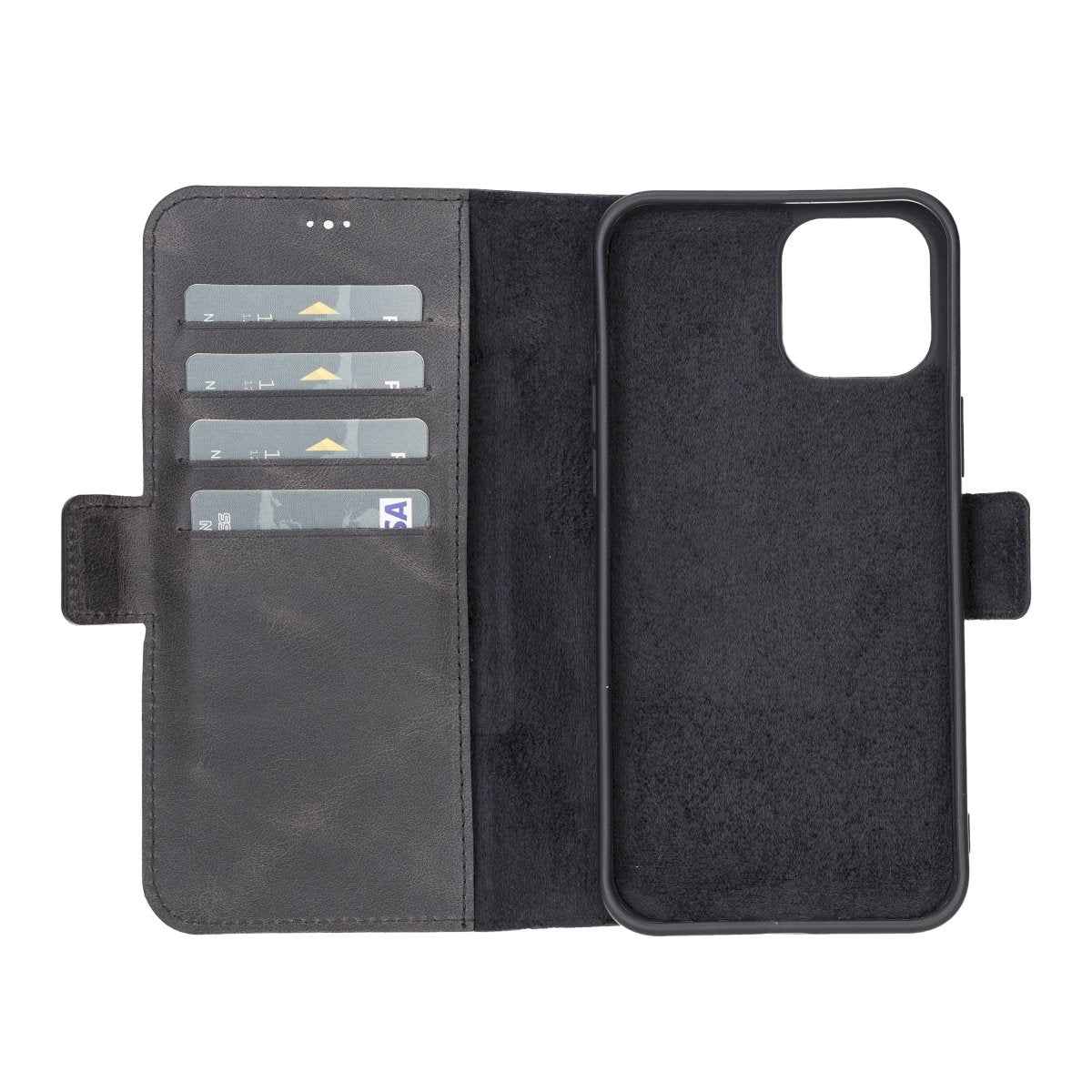 Bayelon iPhone 12 Pro Max Leather Wallet Case