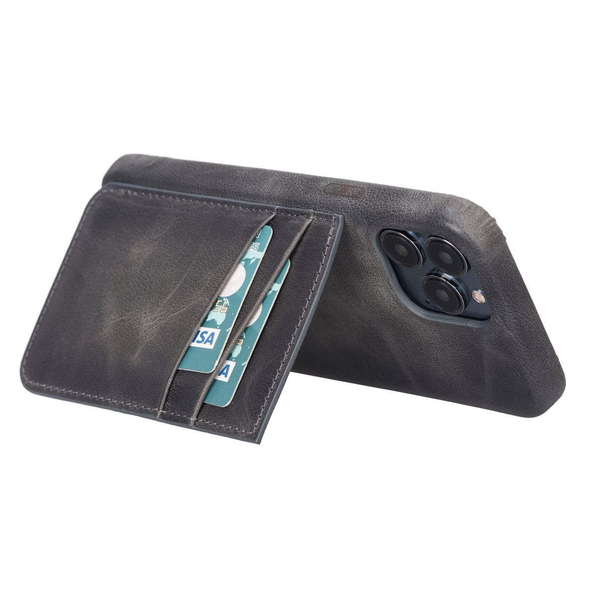 Bayelon iPhone 13 Leather Case with Card Holder