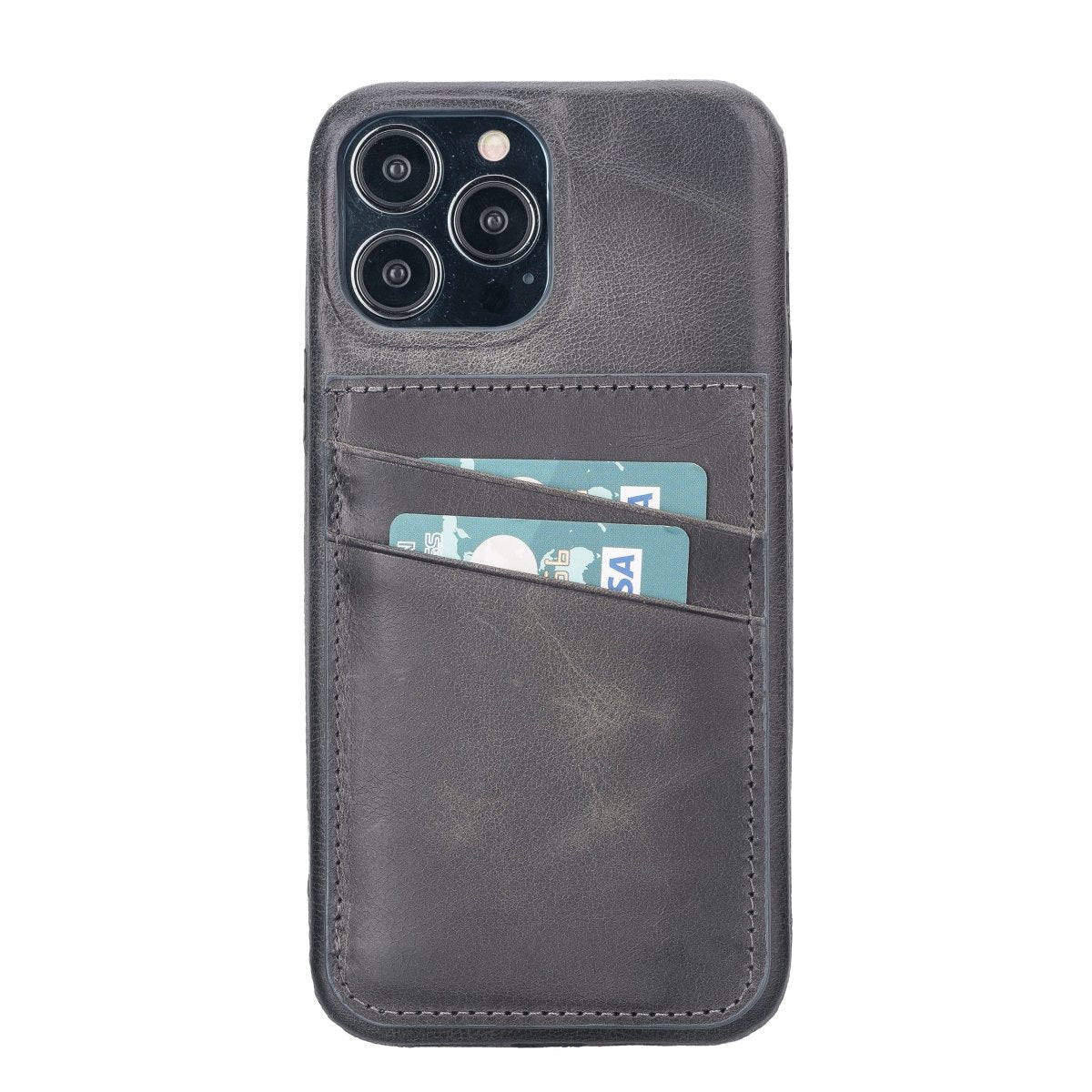 Bayelon iPhone 13 Leather Case with Card Holder