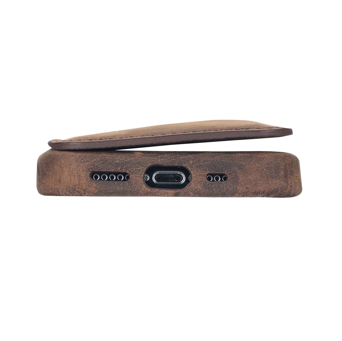 Bayelon iPhone 13 Leather Case with Card Holder