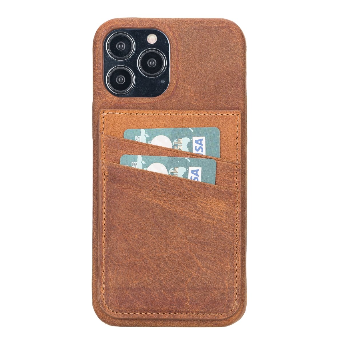 Bayelon iPhone 13 Leather Case with Card Holder