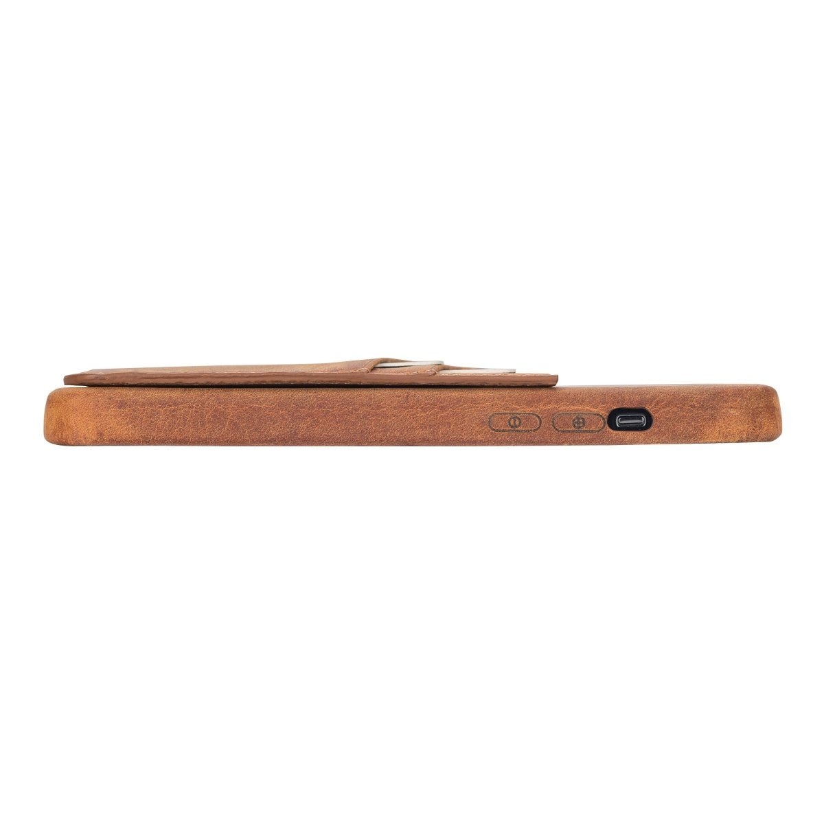Bayelon iPhone 13 Leather Case with Card Holder