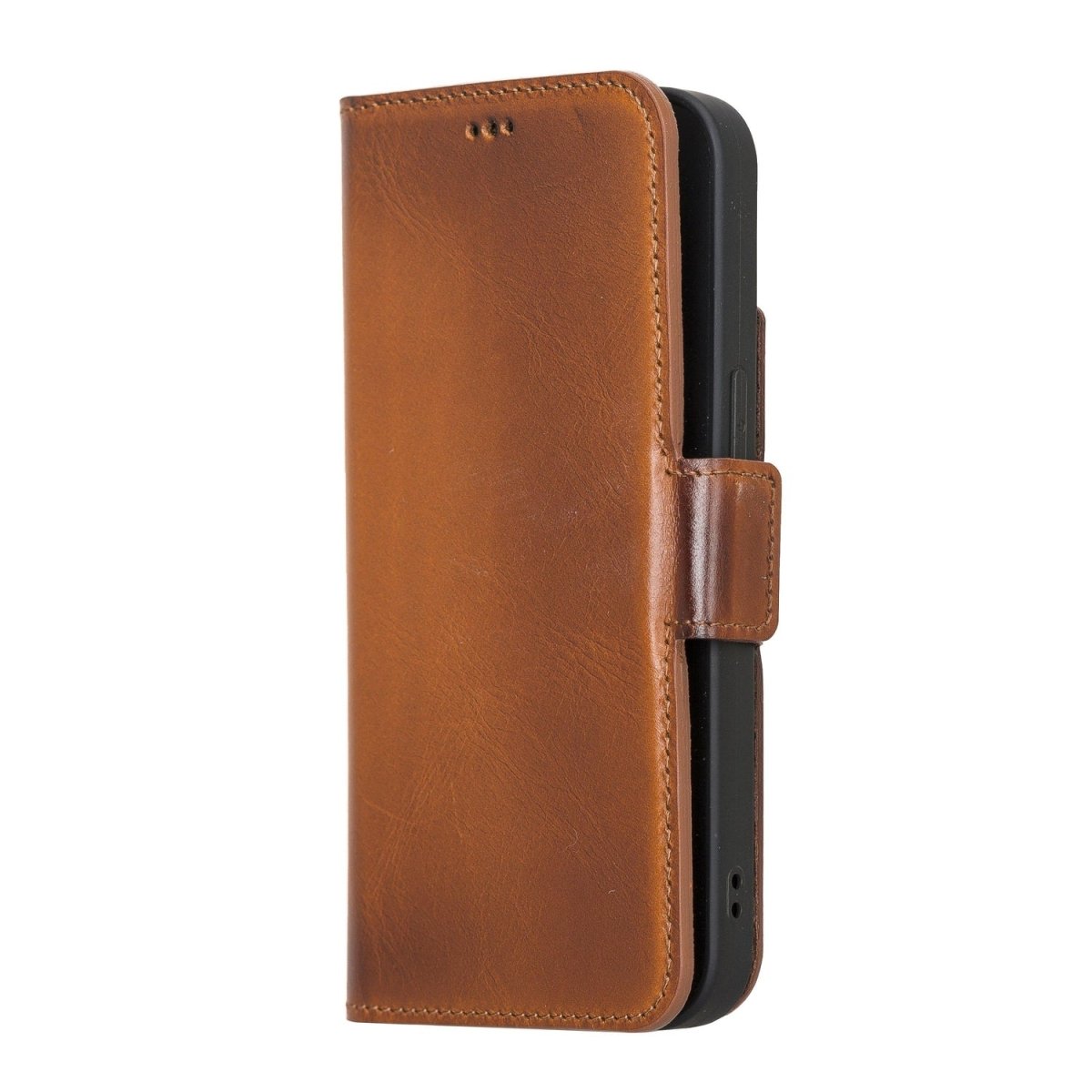 Bayelon iPhone 13 Leather Flip Cover Wallet Case with Kickstand