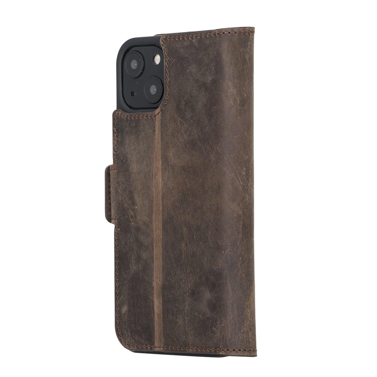 Bayelon iPhone 13 Leather Flip Cover Wallet Case with Kickstand