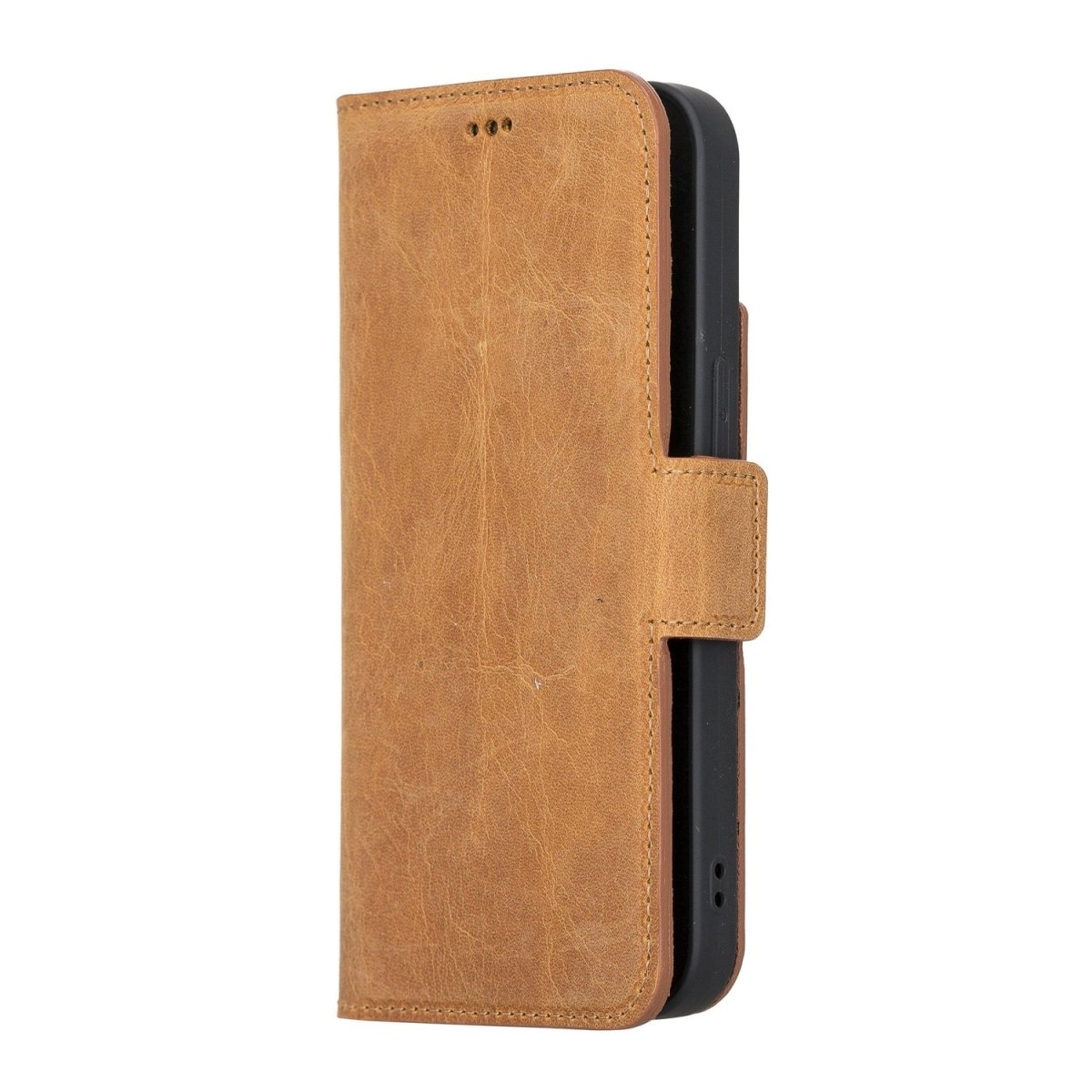 Bayelon iPhone 13 Leather Flip Cover Wallet Case with Kickstand