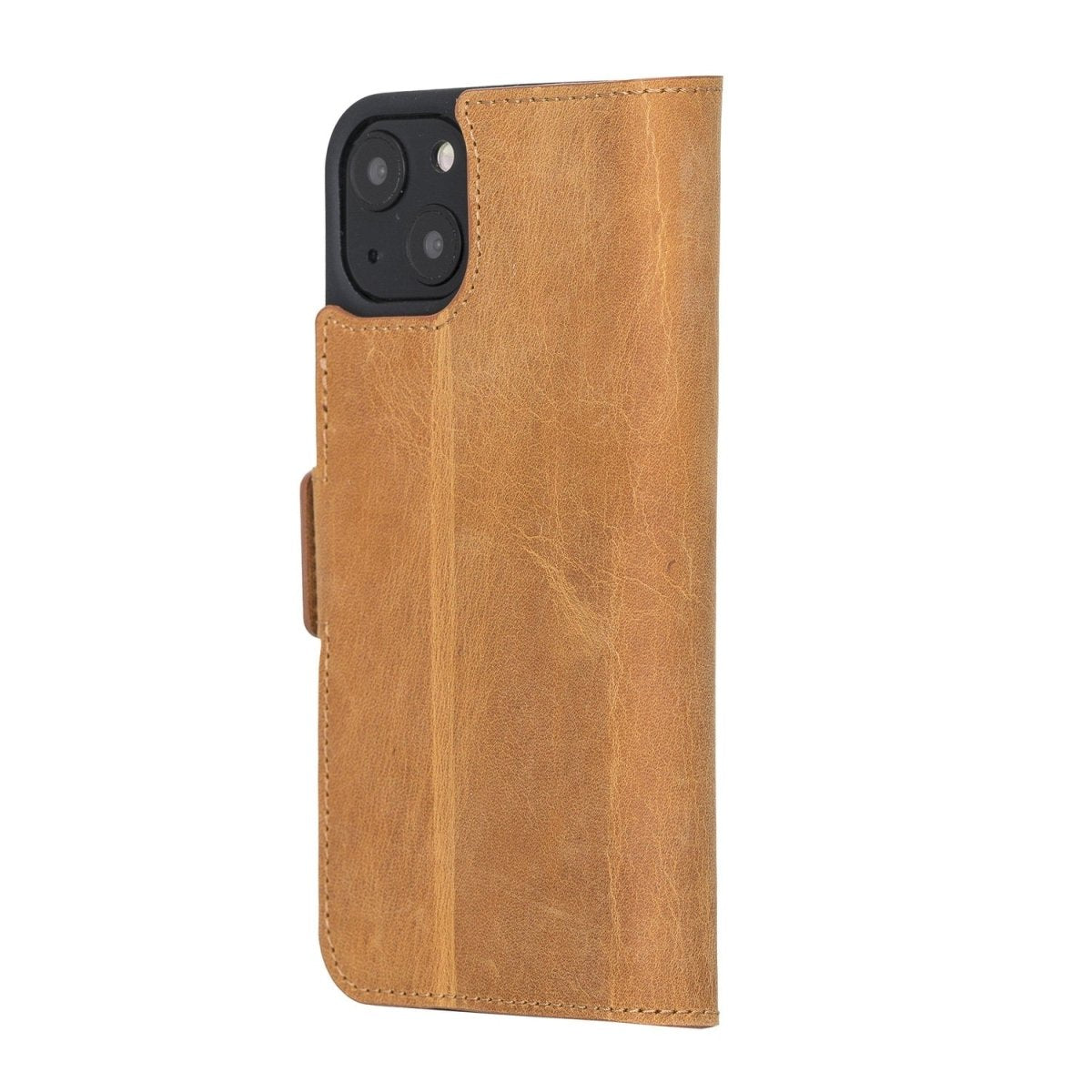 Bayelon iPhone 13 Leather Flip Cover Wallet Case with Kickstand