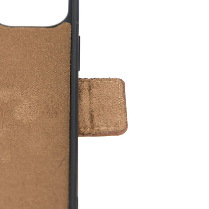 Bayelon iPhone 13 Leather Flip Cover Wallet Case with Kickstand