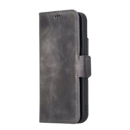 Bayelon iPhone 13 Leather Flip Cover Wallet Case with Kickstand