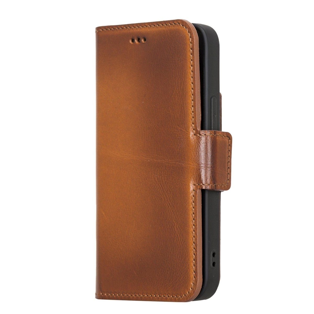 Bayelon iPhone 13 Mini Leather Flip Cover Wallet Case