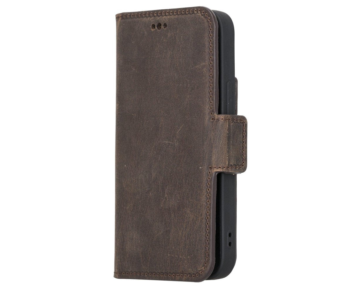 Bayelon iPhone 13 Mini Leather Flip Cover Wallet Case