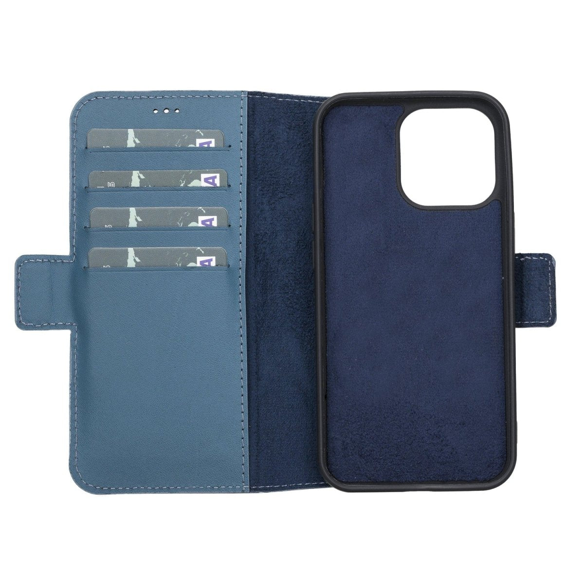 Bayelon iPhone 13 Pro Leather Flip Cover Wallet Case with Kickstand