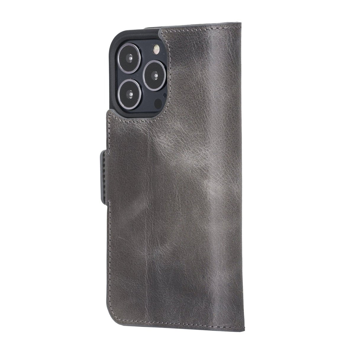 Bayelon iPhone 13 Pro Leather Flip Cover Wallet Case with Kickstand